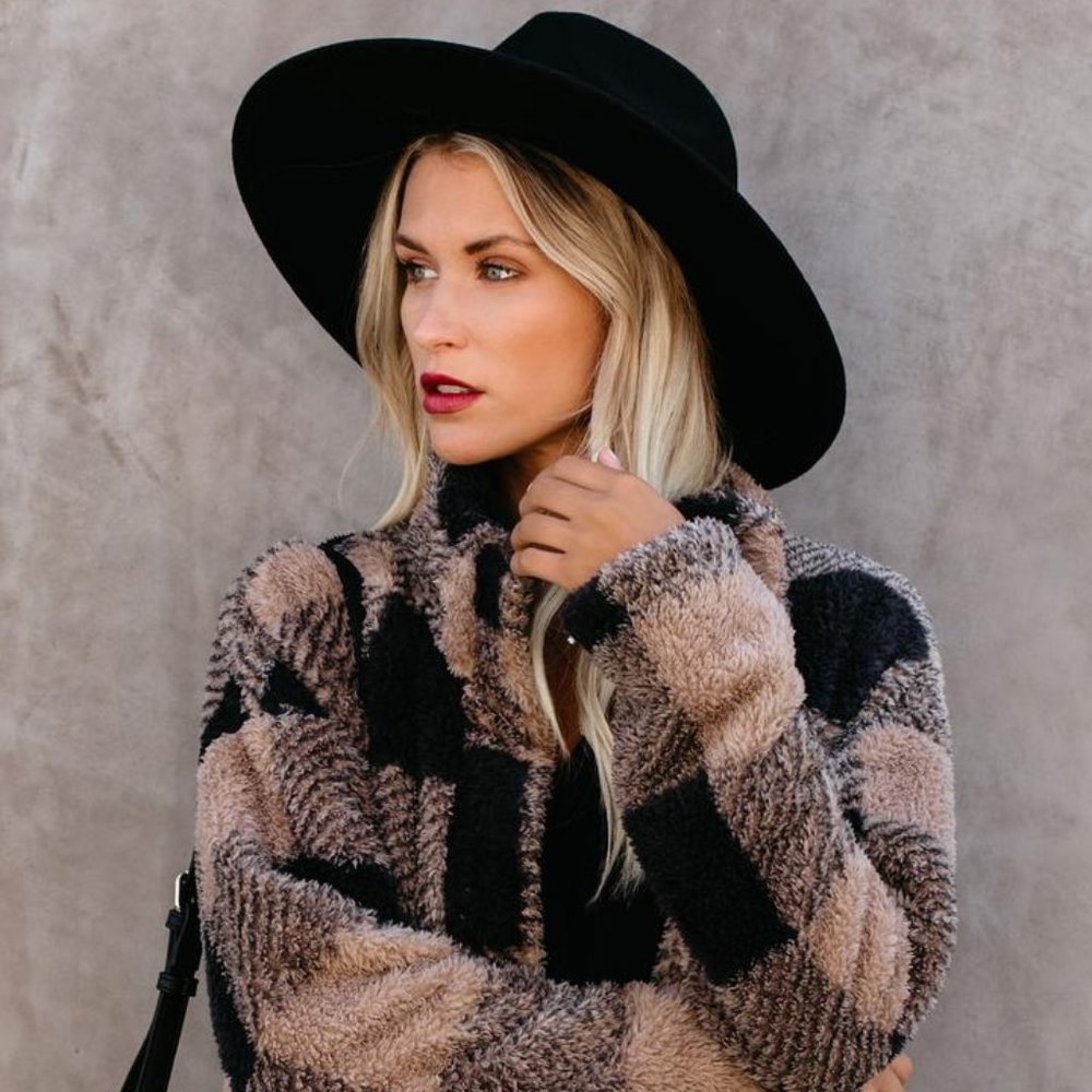 //BEST SELLER//  CLASSIC fedora Hat 3 colors - Picture 4 of 10